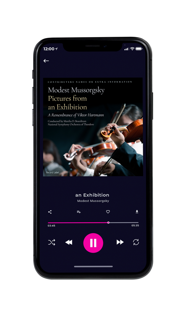 Tablet view of Premade Classical & Romantic Music Book Cover - Quicksand #4 | AlbumArtZone*