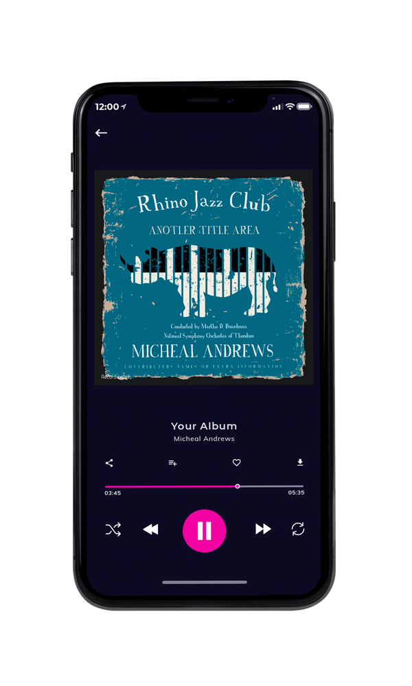 Tablet view of Premade Traditional Jazz & Blues Album Cover - Rum Swizzle #5 | AlbumArtZone*