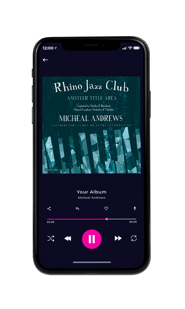 Tablet view of Premade Traditional Jazz & Blues Album Cover - Jungle Mist #6 | AlbumArtZone*