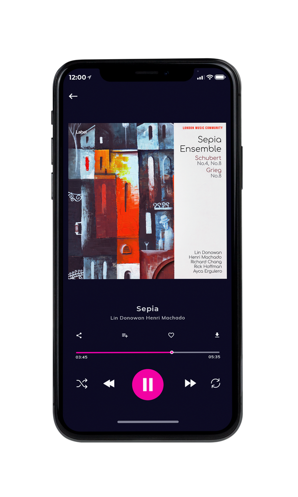 Tablet view of Premade Classical & Romantic Music Album Cover - Blackcurrant #48 | AlbumArtZone*
