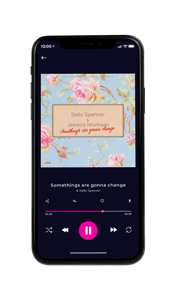 Tablet view of Premade Country & Acoustic Album Cover - Swirl #83 | AlbumArtZone*
