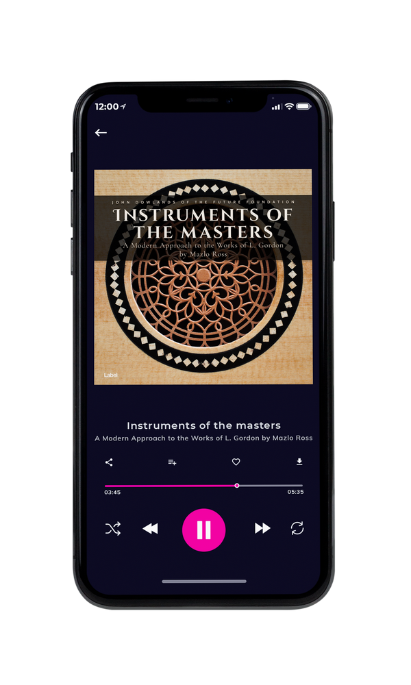 Tablet view of Premade Early Music Album Cover - Tan #100 | AlbumArtZone*