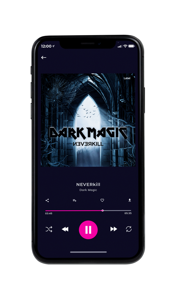 Tablet view of Premade Heavy Metal & Gothic Metal Album Cover - Ebony #109 | AlbumArtZone*