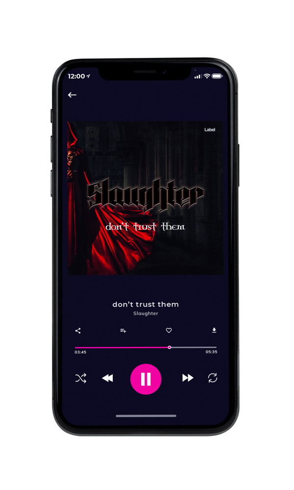 Tablet view of Premade Heavy Metal & Gothic Metal Album Cover - Thunder #110 | AlbumArtZone*