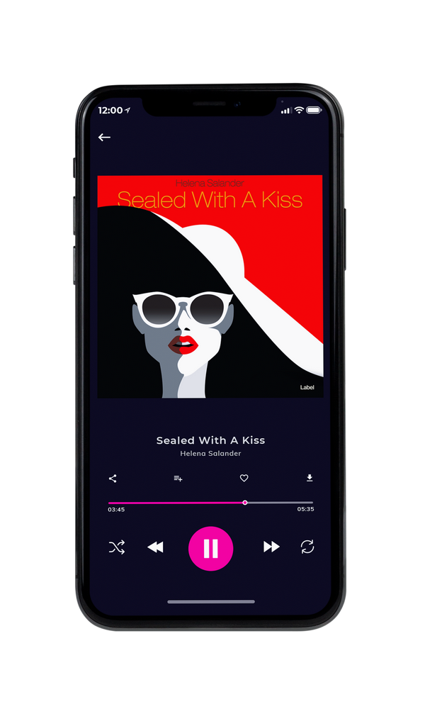 Tablet view of Premade Pop Album Cover - Alizarin Crimson #112 | AlbumArtZone*