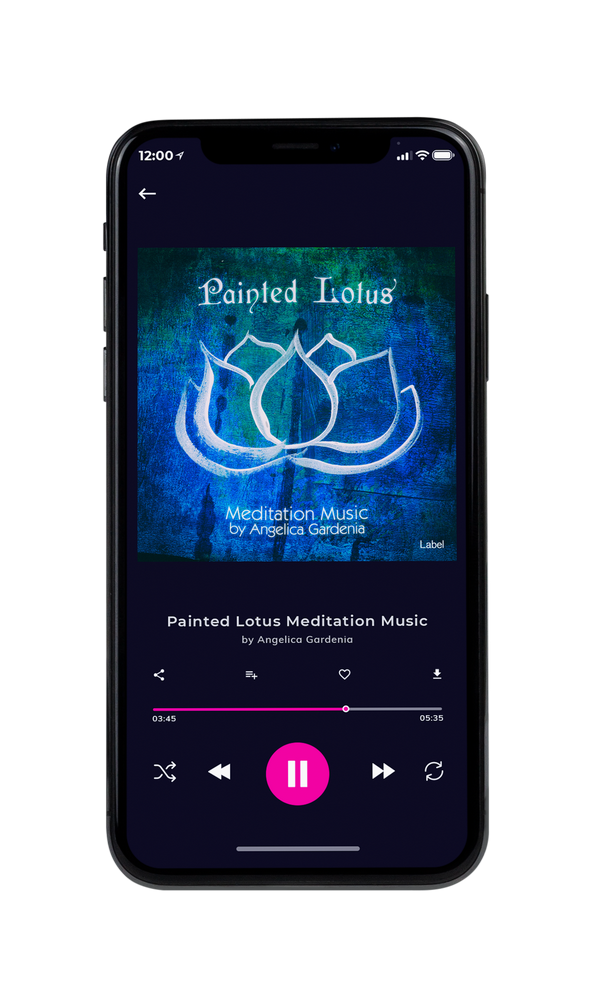 Tablet view of Premade Podcast Album Cover - Venice Blue #265 | AlbumArtZone*