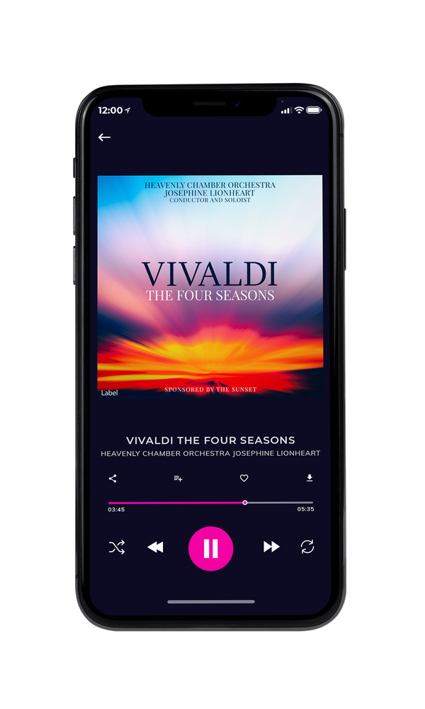 Tablet view of Premade Classical & Romantic Music Album Cover - Mischka #373 | AlbumArtZone*