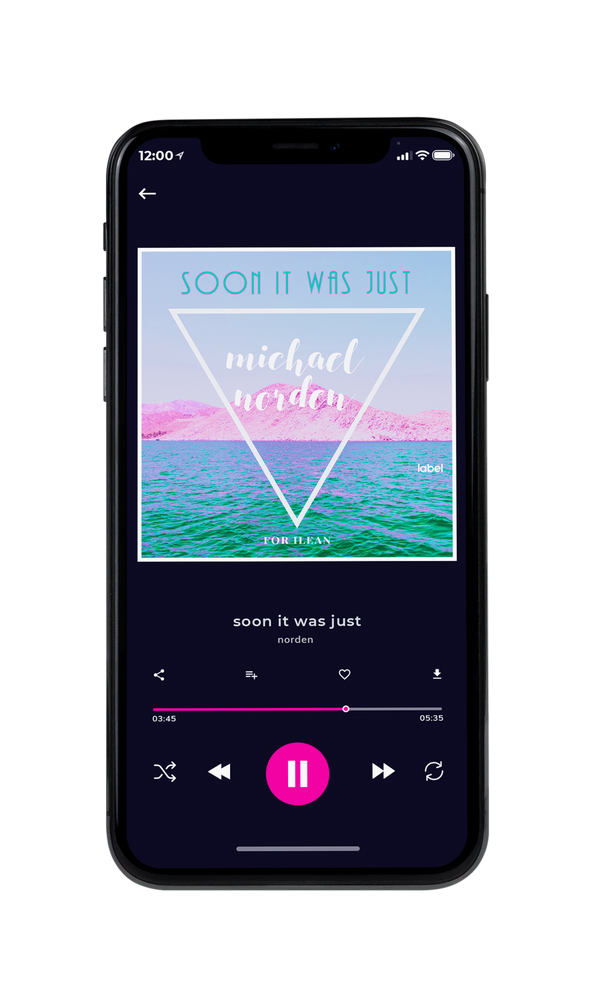 Tablet view of Premade Pop Album Cover - Blue Haze #381 | AlbumArtZone*