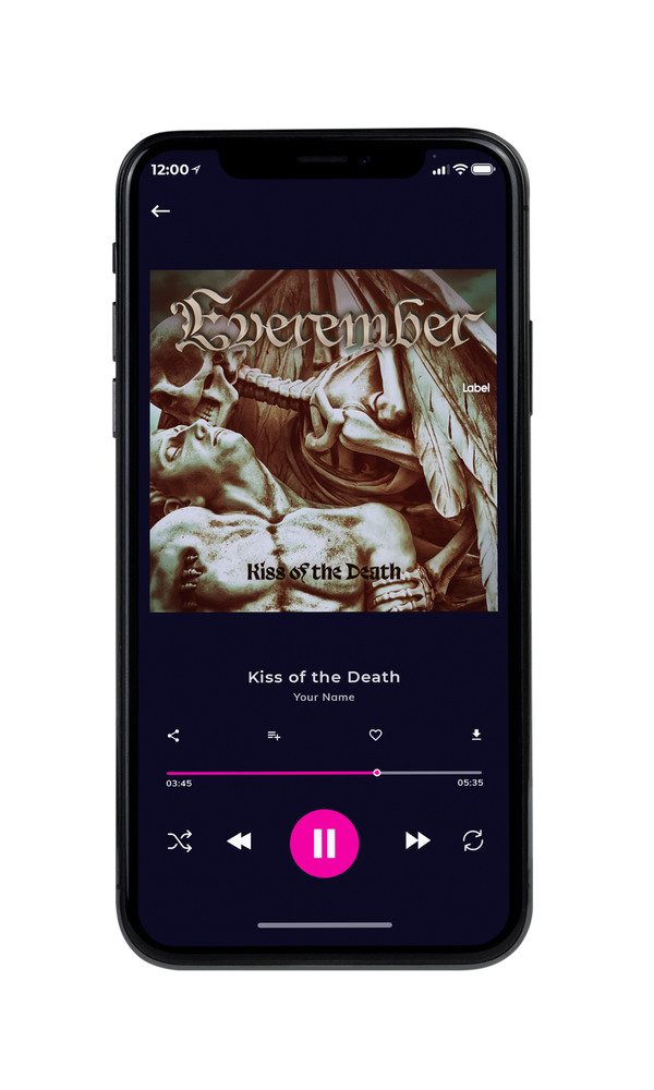 Tablet view of Premade Heavy Metal & Gothic Metal Album Cover - Saddle #405 | AlbumArtZone*
