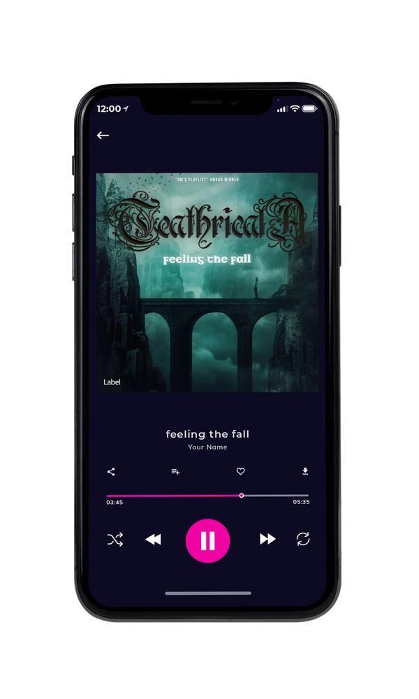 Tablet view of Premade Heavy Metal & Gothic Metal Album Cover - Outer Space #429 | AlbumArtZone*