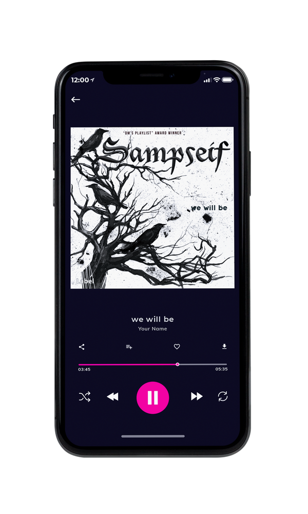 Tablet view of Premade Heavy Metal & Gothic Metal Album Cover - Mercury #437 | AlbumArtZone*