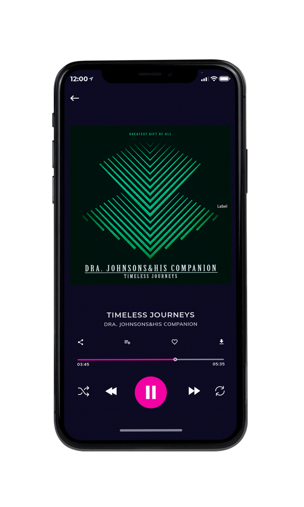 Tablet view of Premade Traditional Jazz & Blues Album Cover - Palm Green #488 | AlbumArtZone*