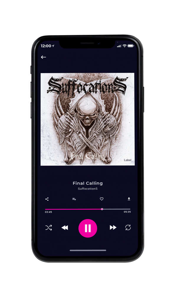 Tablet view of Premade Heavy Metal & Gothic Metal Album Cover - Swirl #503 | AlbumArtZone*