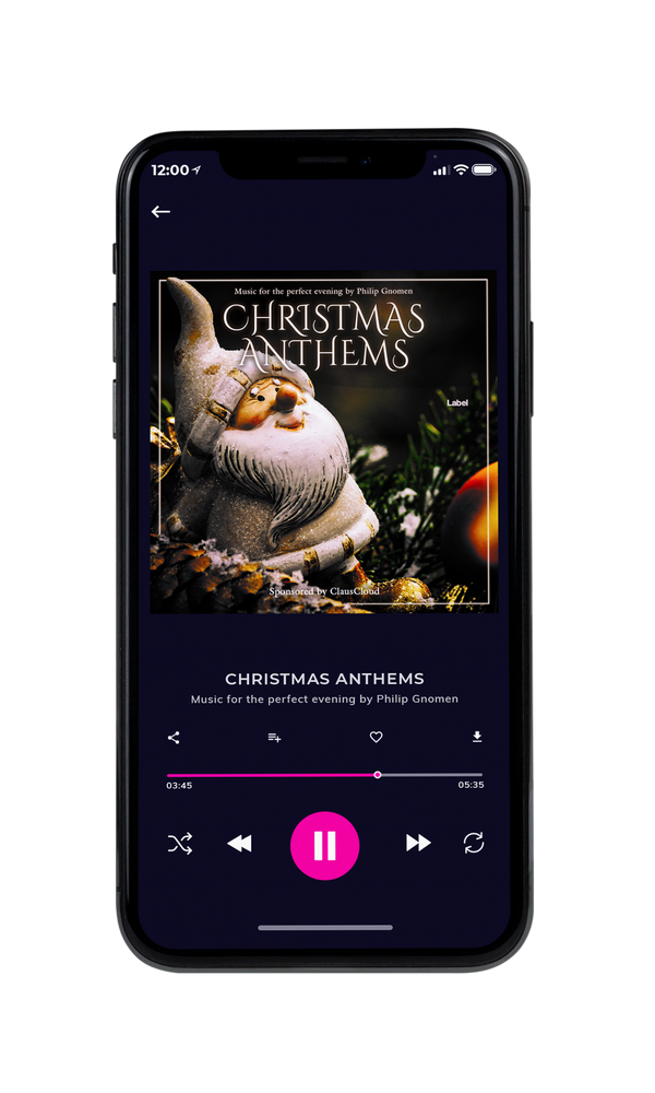 Tablet view of Premade Christmas Music Album Cover - Sorrell Brown #573 | AlbumArtZone*