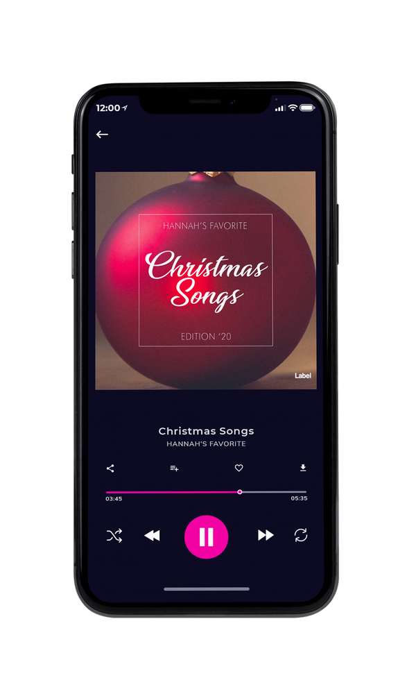 Tablet view of Premade Christmas Music Album Cover - Buccaneer #587 | AlbumArtZone*