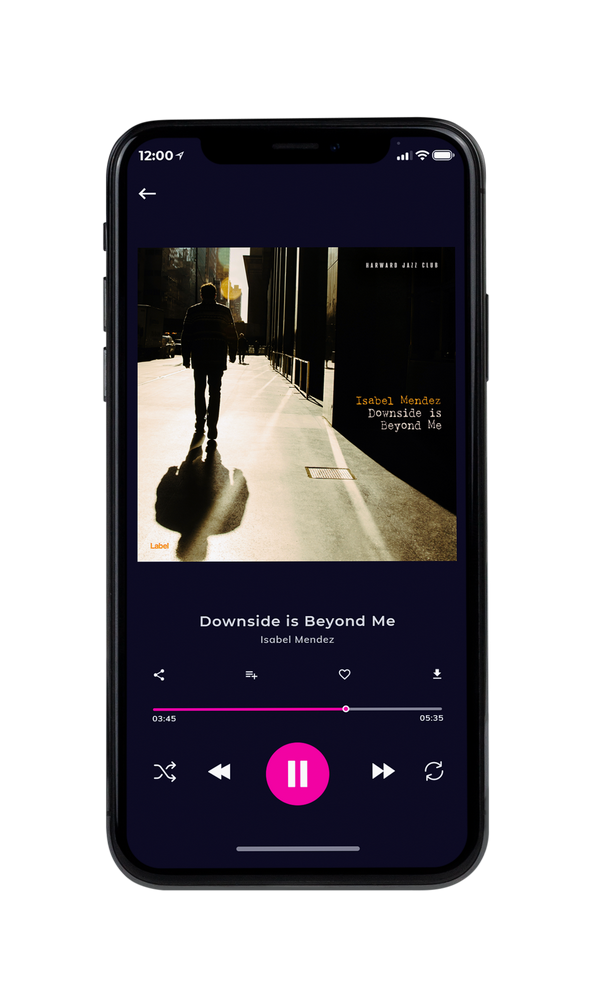 Tablet view of Premade Country & Acoustic Album Cover - Stark White #664 | AlbumArtZone*