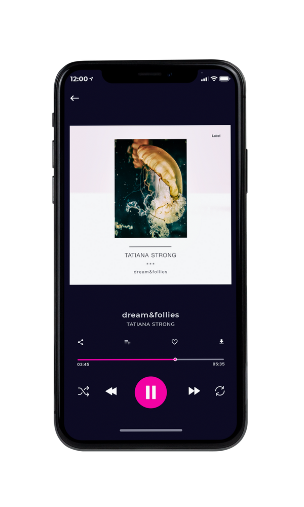 Tablet view of Premade Contemporary Music Album Cover - Dawn Pink #677 | AlbumArtZone*