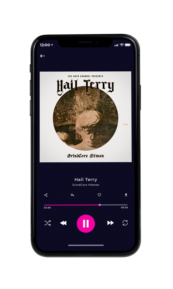 Tablet view of Premade Heavy Metal & Gothic Metal Album Cover - White Rock #958 | AlbumArtZone*