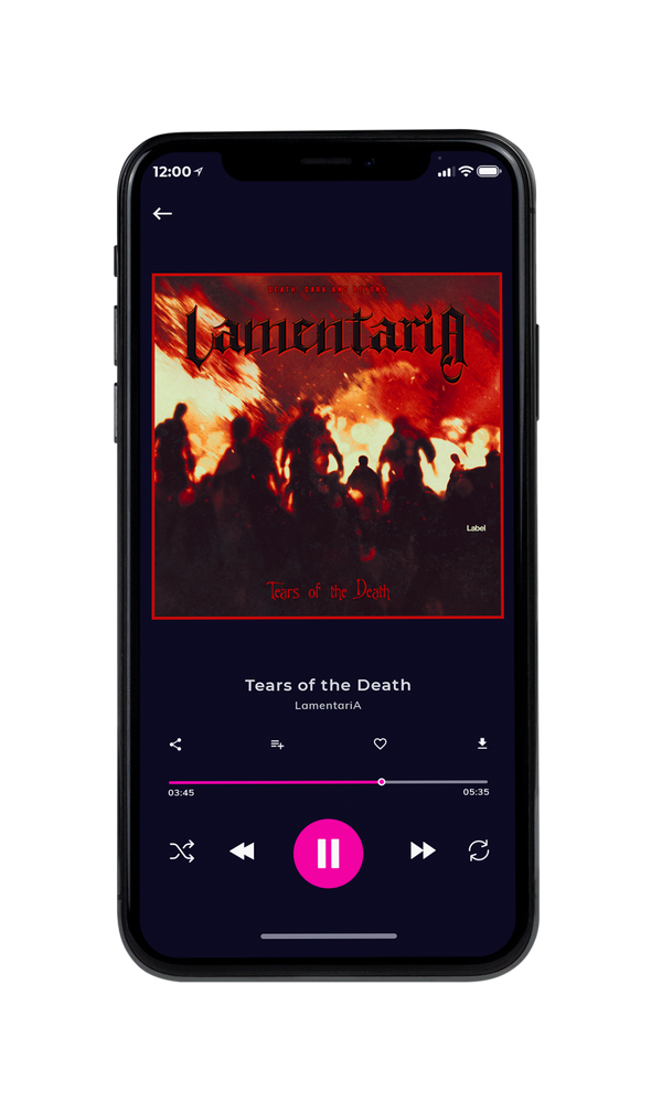 Tablet view of Premade Heavy Metal & Gothic Metal Album Cover - Raw Sienna #968 | AlbumArtZone*