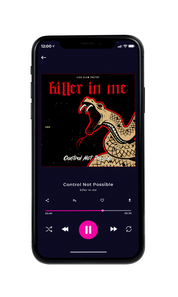 Tablet view of Premade Rock,Punk & Alternative Album Cover - Black #977 | AlbumArtZone*