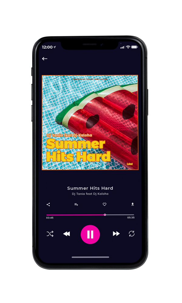 Tablet view of Premade EDM, House & Dub Album Cover - Mexican Red #1034 | AlbumArtZone*