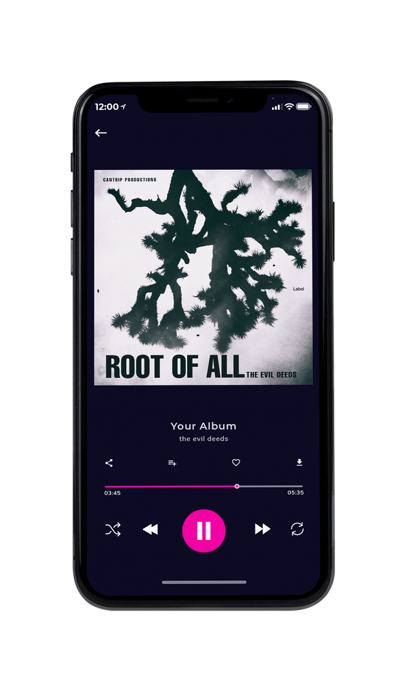 Tablet view of Premade Rock,Punk & Alternative Book Cover - Ebb #1053 | AlbumArtZone*