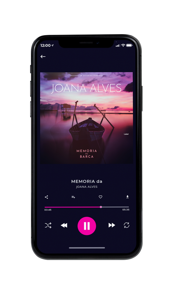 Tablet view of Premade Podcast Album Cover - Careys Pink #1066 | AlbumArtZone*