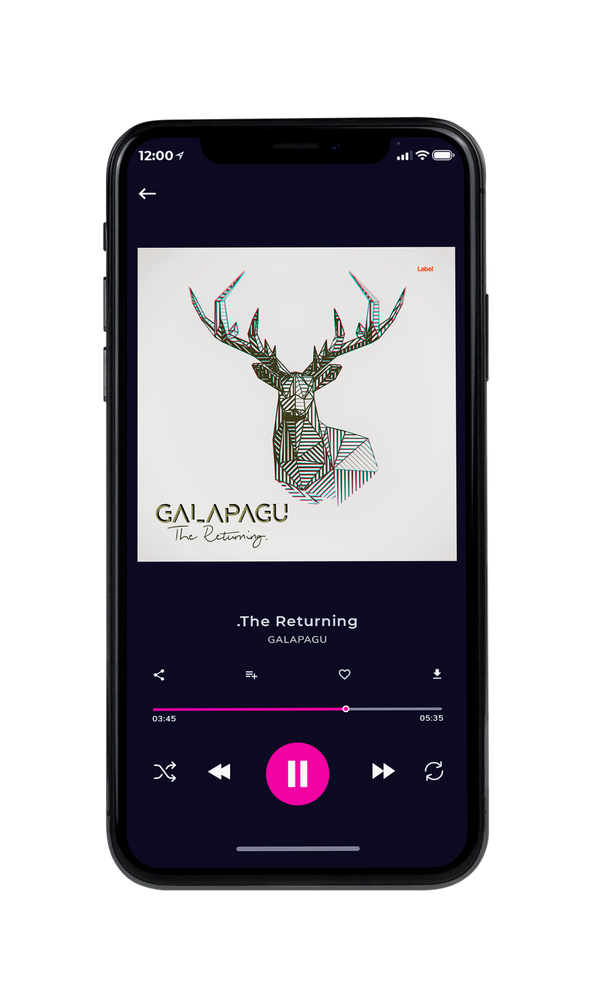 Tablet view of Premade Pop Album Cover - White Rock #1239 | AlbumArtZone*