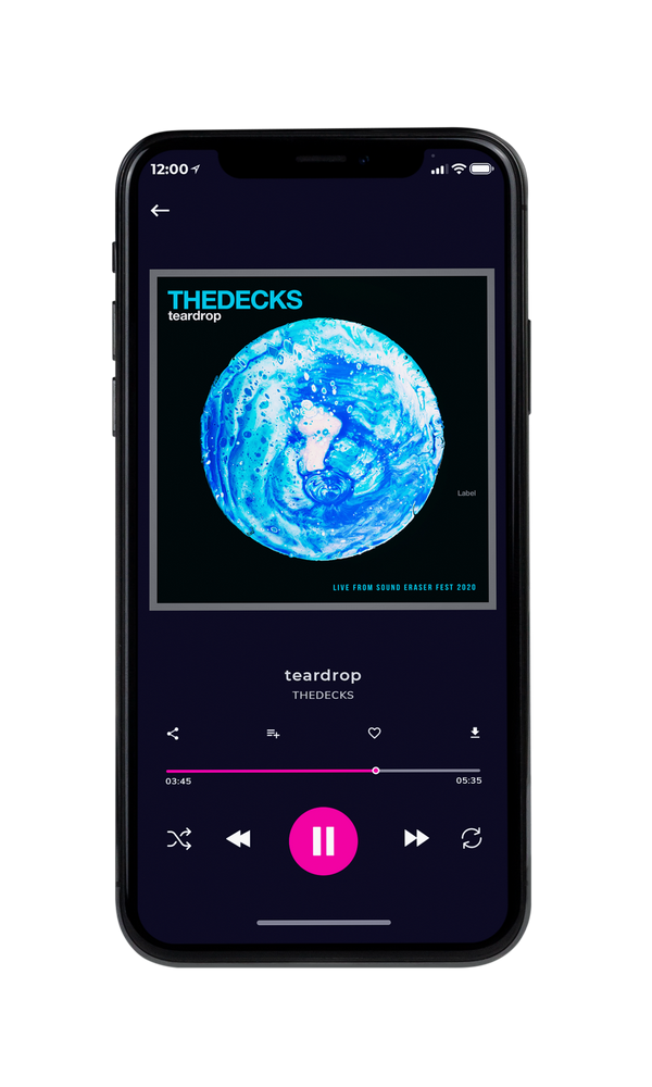 Tablet view of Premade EDM, House & Dub Album Cover - Link Water #1240 | AlbumArtZone*