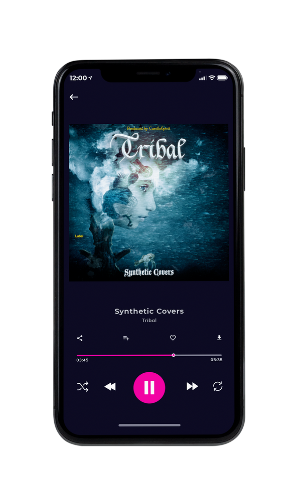 Tablet view of Premade Heavy Metal & Gothic Metal Album Cover - Big Stone #1242 | AlbumArtZone*