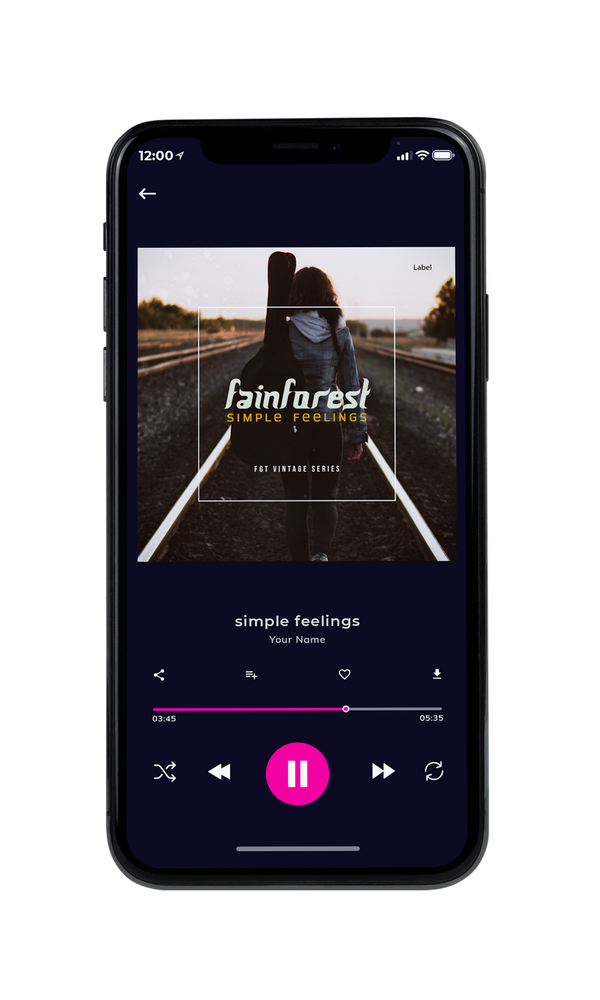 Tablet view of Premade Pop Album Cover - Satin Linen #1260 | AlbumArtZone*