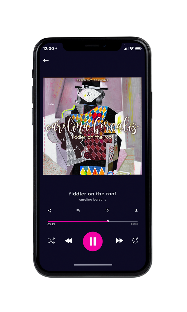 Tablet view of Premade Indie & Folk Music Album Cover - Dusty Gray #1322 | AlbumArtZone*