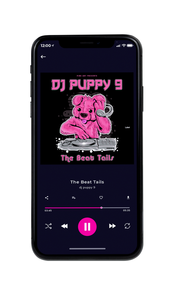 Tablet view of Premade Dance & House Album Cover - Deep Blush #1354 | AlbumArtZone*