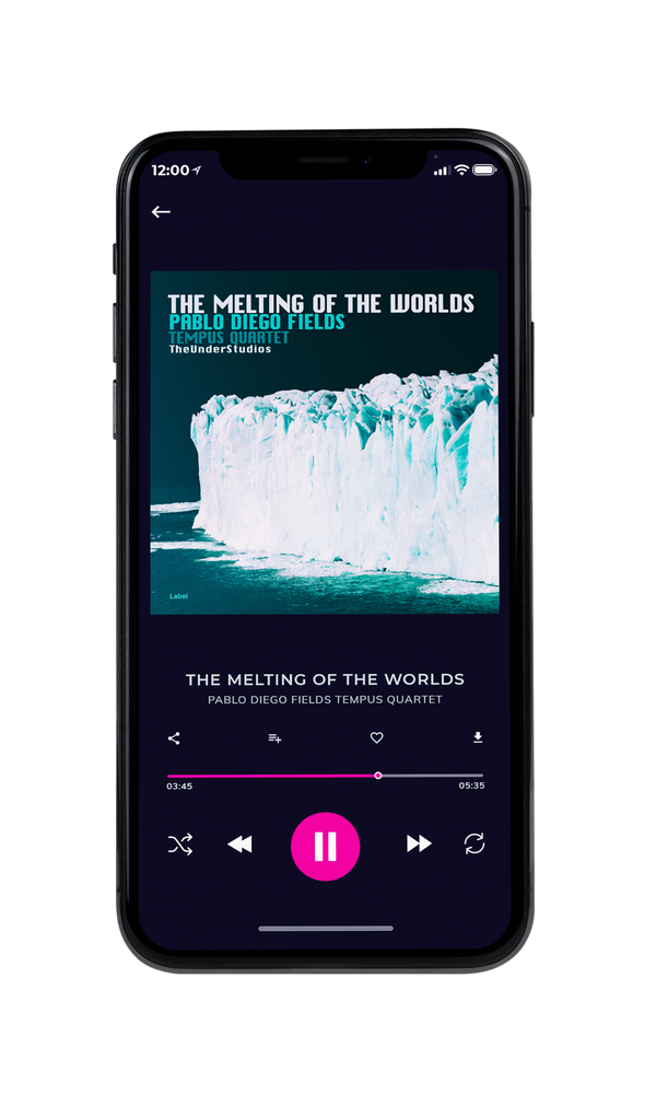 Tablet view of Premade Indie & Folk Music Album Cover - Tiber #1517 | AlbumArtZone*