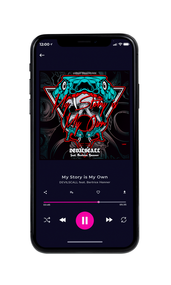 Tablet view of Premade Heavy Metal & Gothic Metal Album Cover - Mandy #1599 | AlbumArtZone*