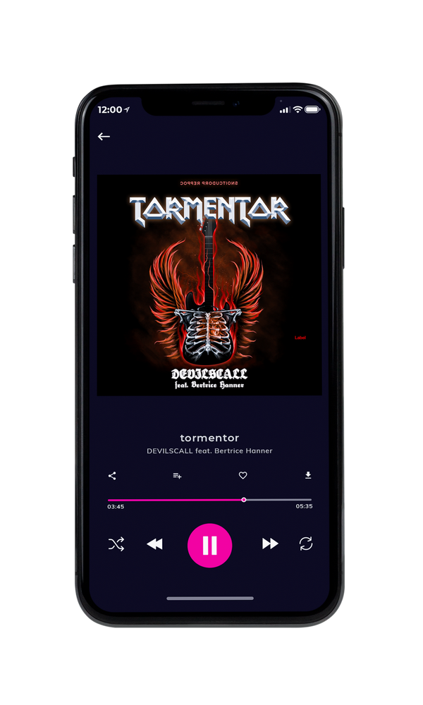 Tablet view of Premade Rock,Punk & Alternative Album Cover - Night Rider #1628 | AlbumArtZone*