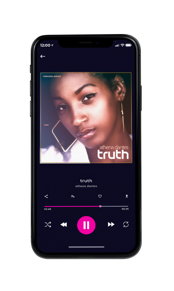 Tablet view of Premade Pop Album Cover - Russett #1642 | AlbumArtZone*