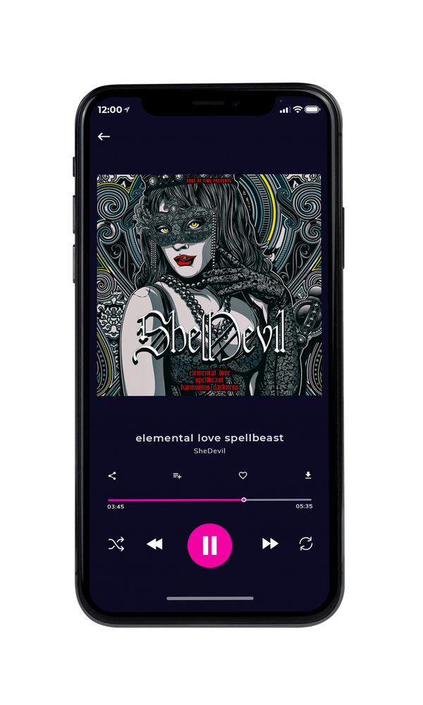 Tablet view of Premade Heavy Metal & Gothic Metal Album Cover - Soft Amber #1683 | AlbumArtZone*