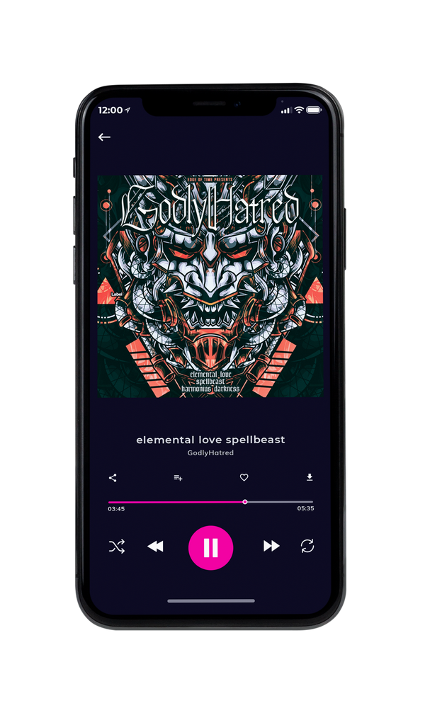 Tablet view of Premade Heavy Metal & Gothic Metal Album Cover - Cavern Pink #1685 | AlbumArtZone*