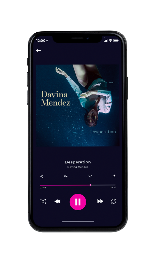 Tablet view of Premade Pop Album Cover - Black #1746 | AlbumArtZone*