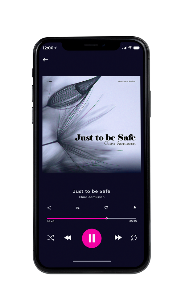 Tablet view of Premade Pop Album Cover - Blue Haze #1789 | AlbumArtZone*