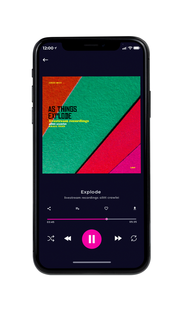 Tablet view of Premade Contemporary Music Album Cover - Brick Red #1989 | AlbumArtZone*