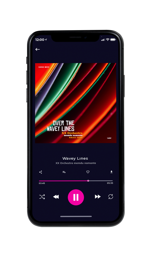 Tablet view of Premade Contemporary Music Album Cover - Red Damask #1999 | AlbumArtZone*
