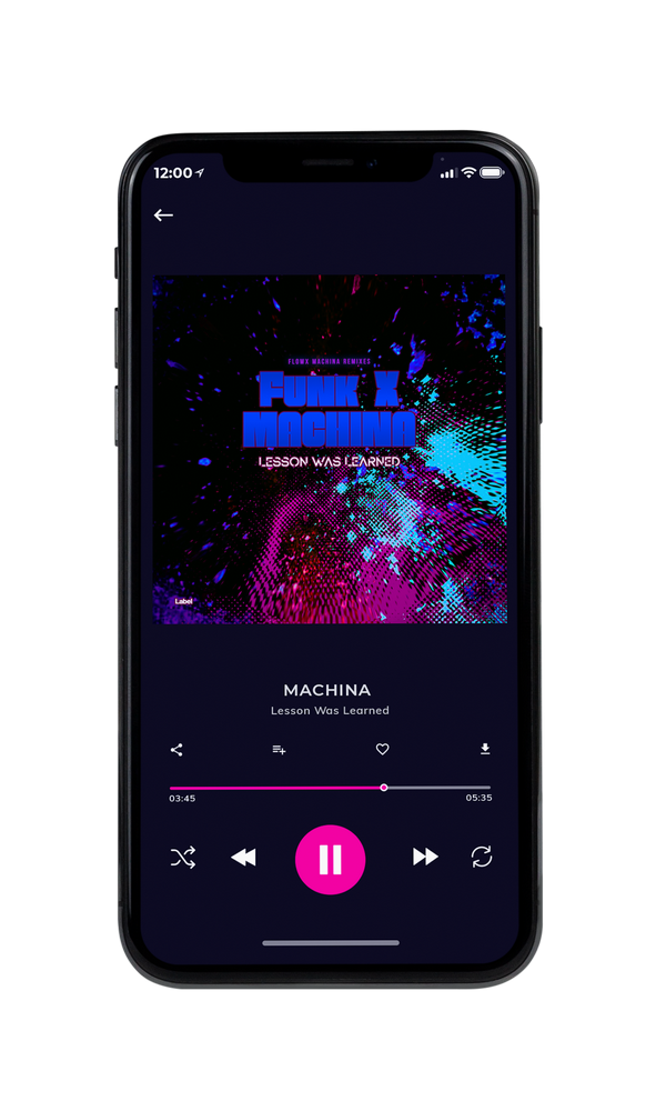 Tablet view of Premade Contemporary Music Album Cover - Medium Red Violet #2015 | AlbumArtZone*