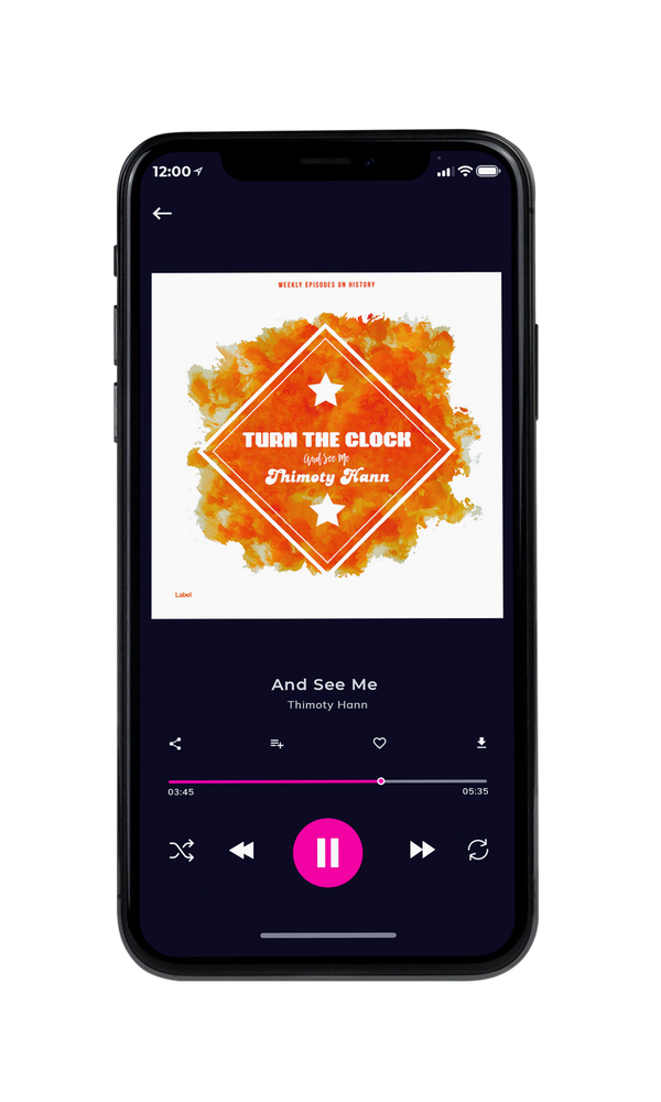 Tablet view of Premade Podcast Album Cover - Hot Cinnamon #2023 | AlbumArtZone*
