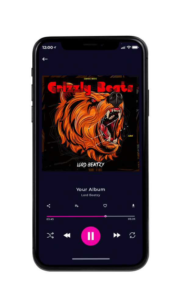 Tablet view of Premade Heavy Metal & Gothic Metal Album Cover - Night Rider #2032 | AlbumArtZone*