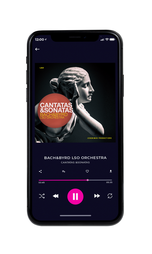 Tablet view of Premade Classical & Romantic Music Album Cover - Shark #2035 | AlbumArtZone*