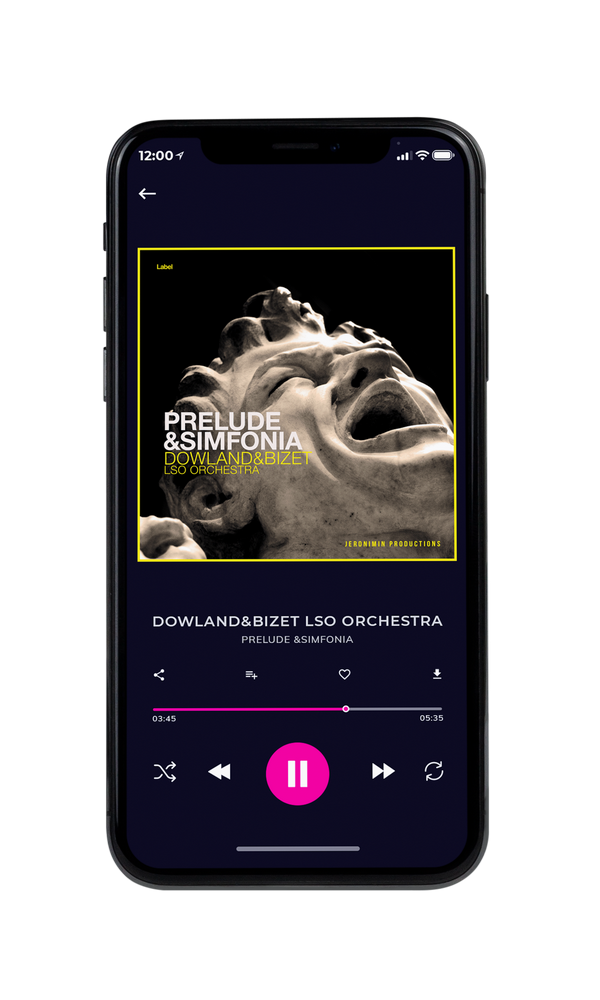 Tablet view of Premade Classical & Romantic Music Album Cover - Zeus #2036 | AlbumArtZone*