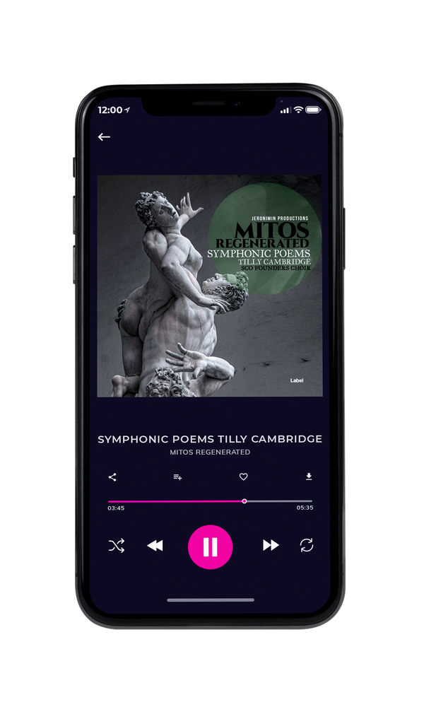 Tablet view of Premade Classical & Romantic Music Album Cover - Cape Cod #2041 | AlbumArtZone*