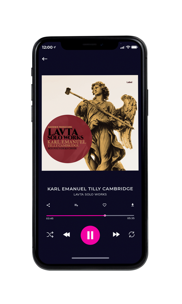 Tablet view of Premade Early Music Album Cover - Oil #2043 | AlbumArtZone*